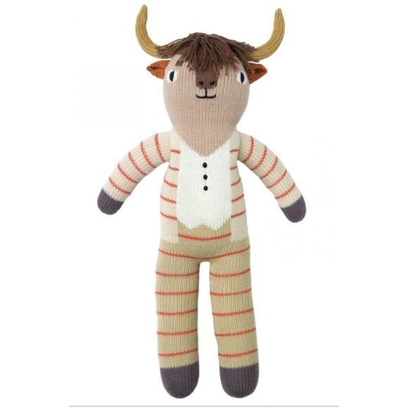 BLABLA Pablo The Longhorn Kids Knit Doll New No Tags - Picture 2 of 6